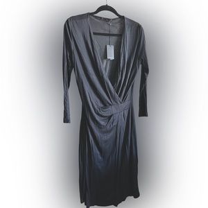 NWT Hugo boss, faux wrap dress